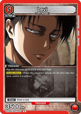 Levi (073) (UE10BT/AOT-1-073) [UE10BT: Attack on Titan] Foil - Deck Out Gaming