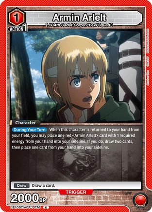 Armin Arlelt (076) (UE10BT/AOT-1-076) [UE10BT: Attack on Titan] - Deck Out Gaming