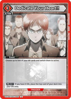 Dedicate Your Heart!! (UE10BT/AOT-1-097) [UE10BT: Attack on Titan] - Deck Out Gaming