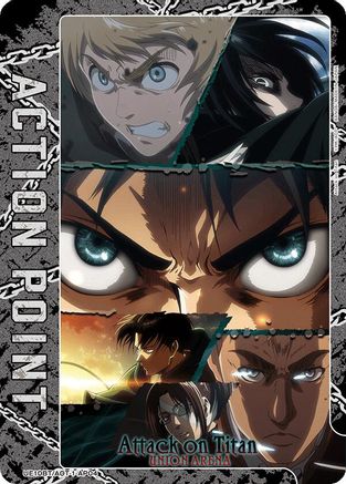 Action Point Card (AP04) (UE10BT/AOT-1-AP04) [UE10BT: Attack on Titan] Foil - Deck Out Gaming
