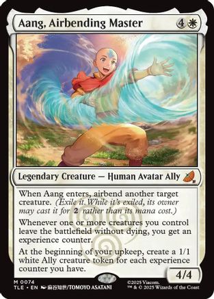 Aang, Airbending Master (74) [Avatar: The Last Airbender: Eternal-Legal] foil - Deck Out Gaming