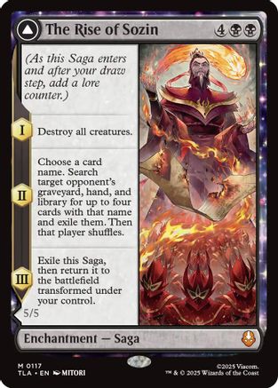 The Rise of Sozin (117) [Avatar: The Last Airbender] foil - Deck Out Gaming