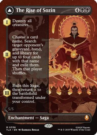 The Rise of Sozin (Borderless) (356) [Avatar: The Last Airbender] - Deck Out Gaming