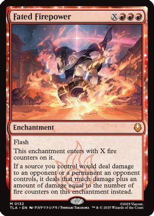 Fated Firepower (132) [Avatar: The Last Airbender] foil - Deck Out Gaming