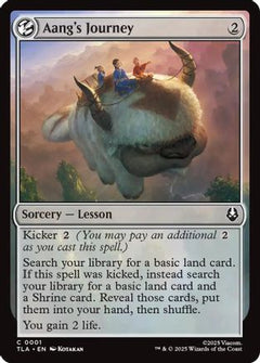 Aang's Journey (1) [Avatar: The Last Airbender] foil - Deck Out Gaming