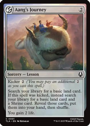 Aang's Journey (1) [Avatar: The Last Airbender] foil - Deck Out Gaming