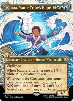Katara, Water Tribe's Hope (Showcase) (351) [Avatar: The Last Airbender] foil - Deck Out Gaming