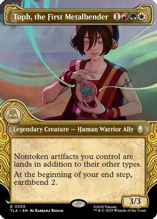 Toph, the First Metalbender (Showcase) (353) [Avatar: The Last Airbender] foil - Deck Out Gaming