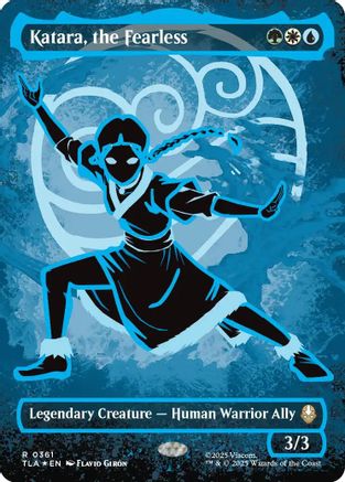 Katara, the Fearless (Borderless Battle Pose) (361) [Avatar: The Last Airbender] foil - Deck Out Gaming