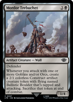 Mordor Trebuchet (97) [The Lord of the Rings: Tales of Middle-earth] foil - Deck Out Gaming