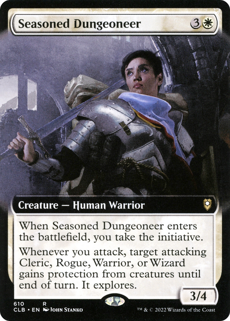 Seasoned Dungeoneer (Extended Art) (610) [Commander Legends: Battle for Baldur's Gate] - Deck Out Gaming