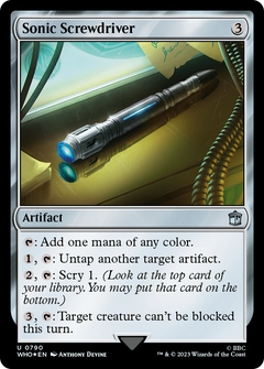 Sonic Screwdriver (0790) (Surge Foil) (790) [Doctor Who] foil - Deck Out Gaming