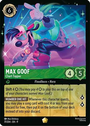 Max Goof - Chart Topper (77/204) [Fabled] - Deck Out Gaming