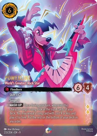 Powerline - World's Greatest Rock Star (Enchanted) (233/204) [Fabled] Holofoil - Deck Out Gaming