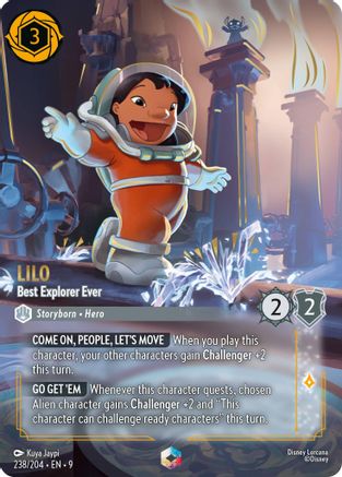 Lilo - Best Explorer Ever (Enchanted) (238/204) [Fabled] Holofoil - Deck Out Gaming