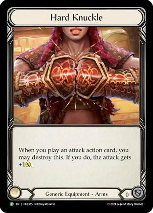 Hard Knuckle - FAB335 (FAB335) [Flesh and Blood: Promo Cards] Cold Foil - Deck Out Gaming