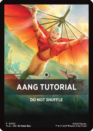 Aang Tutorial Theme Card (2) [Avatar: The Last Airbender] - Deck Out Gaming