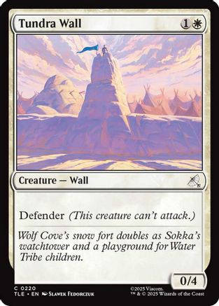Tundra Wall (220) [Avatar: The Last Airbender: Eternal-Legal] foil - Deck Out Gaming