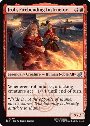 Iroh, Firebending Instructor (240) [Avatar: The Last Airbender: Eternal-Legal] foil - Deck Out Gaming