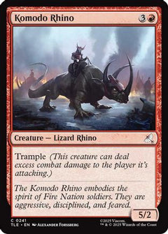 Komodo Rhino (241) [Avatar: The Last Airbender: Eternal-Legal] - Deck Out Gaming