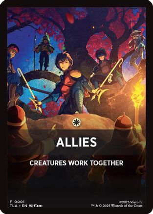 Allies Theme Card (1) [Avatar: The Last Airbender: Eternal-Legal] - Deck Out Gaming