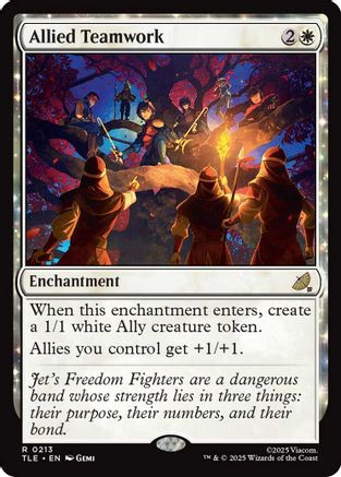 Allied Teamwork (213) [Avatar: The Last Airbender: Eternal-Legal] foil - Deck Out Gaming