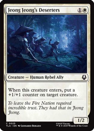 Jeong Jeong's Deserters (25) [Avatar: The Last Airbender] foil - Deck Out Gaming