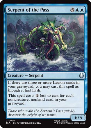 Serpent of the Pass (70) [Avatar: The Last Airbender] foil - Deck Out Gaming