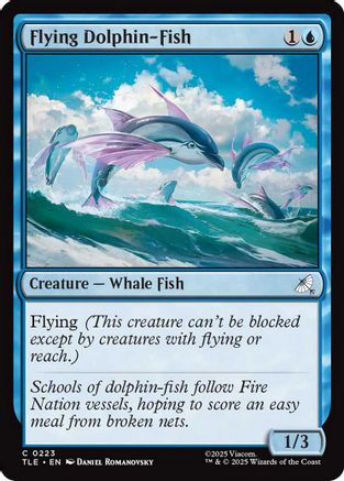 Flying Dolphin-Fish (223) [Avatar: The Last Airbender: Eternal-Legal] foil - Deck Out Gaming