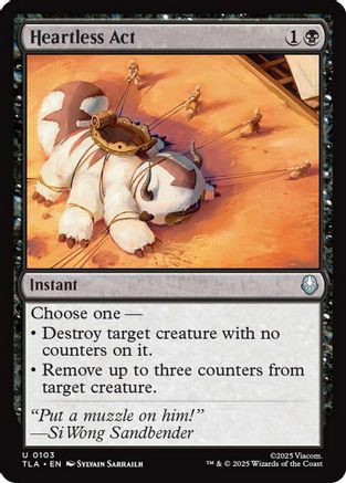 Heartless Act (103) [Avatar: The Last Airbender] foil