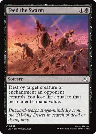 Feed the Swarm (257) [Avatar: The Last Airbender: Eternal-Legal] foil - Deck Out Gaming