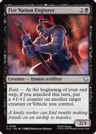 Fire Nation Engineer (99) [Avatar: The Last Airbender] foil - Deck Out Gaming
