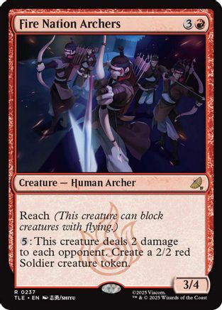 Fire Nation Archers (237) [Avatar: The Last Airbender: Eternal-Legal] - Deck Out Gaming