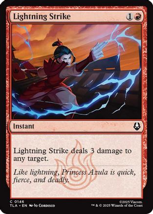 Lightning Strike (146) [Avatar: The Last Airbender] foil - Deck Out Gaming