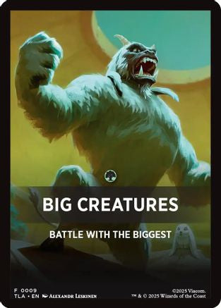Big Creatures Theme Card (9) [Avatar: The Last Airbender]
