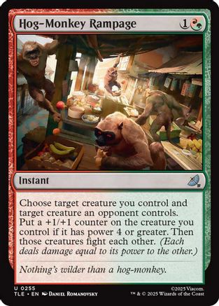 Hog-Monkey Rampage (255) [Avatar: The Last Airbender: Eternal-Legal] foil - Deck Out Gaming