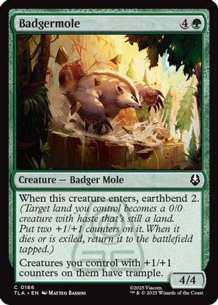 Badgermole (166) [Avatar: The Last Airbender] foil - Deck Out Gaming