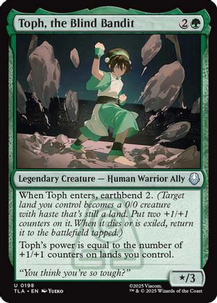 Toph, the Blind Bandit (198) [Avatar: The Last Airbender] foil