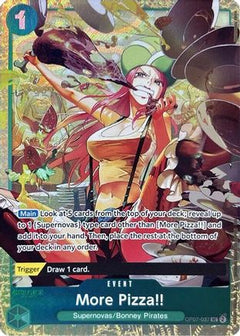 More Pizza!! (Premium Card Collection -Best Selection Vol. 4-) (OP07-037) [One Piece Promotion Cards] Foil - Deck Out Gaming