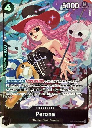 Perona (Premium Card Collection -Best Selection Vol. 4-) (OP10-092) [One Piece Promotion Cards] Foil - Deck Out Gaming