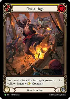 Flying High (Yellow) - LGS412 (LGS412) [Flesh and Blood: Promo Cards] Rainbow Foil - Deck Out Gaming
