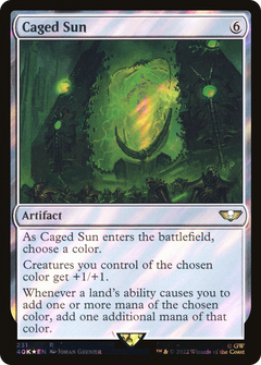 Caged Sun (Surge Foil) (231) [Warhammer 40,000 Commander] foil - Deck Out Gaming