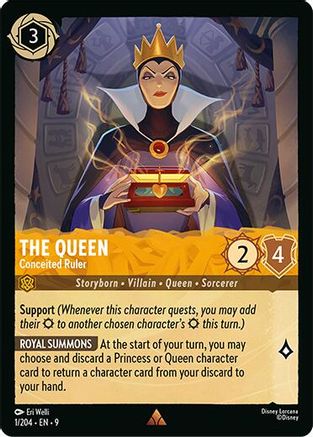 The Queen - Conceited Ruler (1/204) [Fabled] Cold Foil - Deck Out Gaming