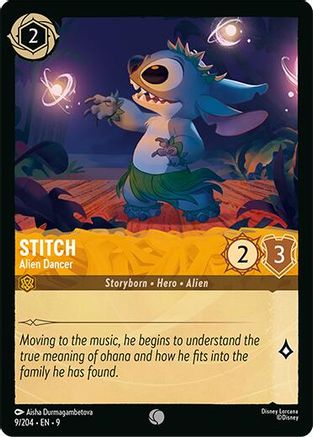 Stitch - Alien Dancer (9/204) [Fabled] - Deck Out Gaming