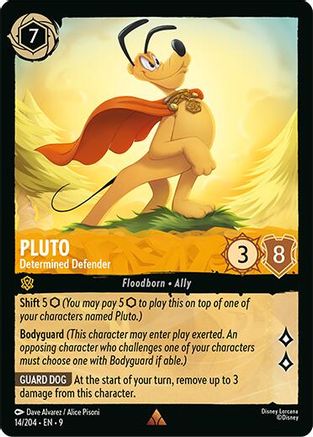 Pluto - Determined Defender (14/204) [Fabled] - Deck Out Gaming
