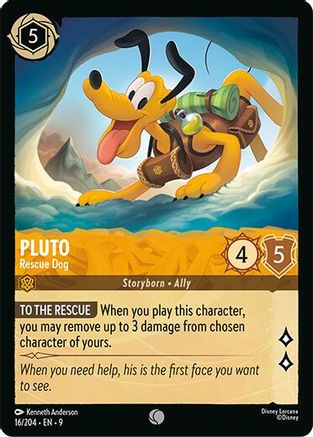 Pluto - Rescue Dog (16/204) [Fabled] Cold Foil - Deck Out Gaming