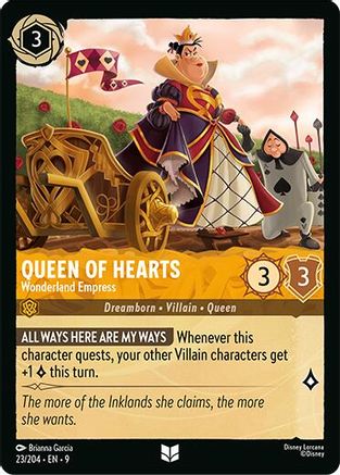 Queen of Hearts - Wonderland Empress (23/204) [Fabled] - Deck Out Gaming