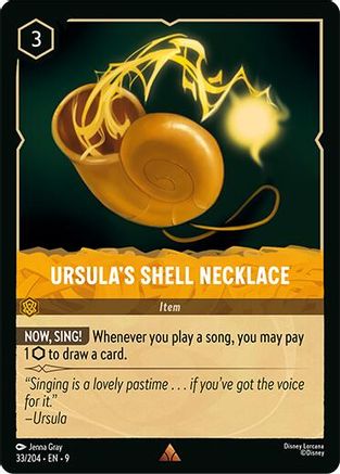 Ursula's Shell Necklace (33/204) [Fabled] - Deck Out Gaming
