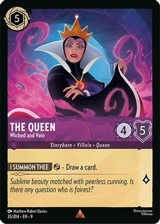 The Queen - Wicked and Vain (35/204) [Fabled] - Deck Out Gaming