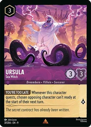 Ursula - Sea Witch (37/204) [Fabled] - Deck Out Gaming